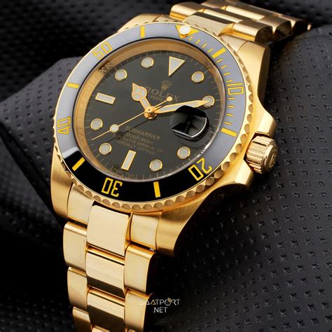 replica rolex submariner gold|rolex submariner all black.